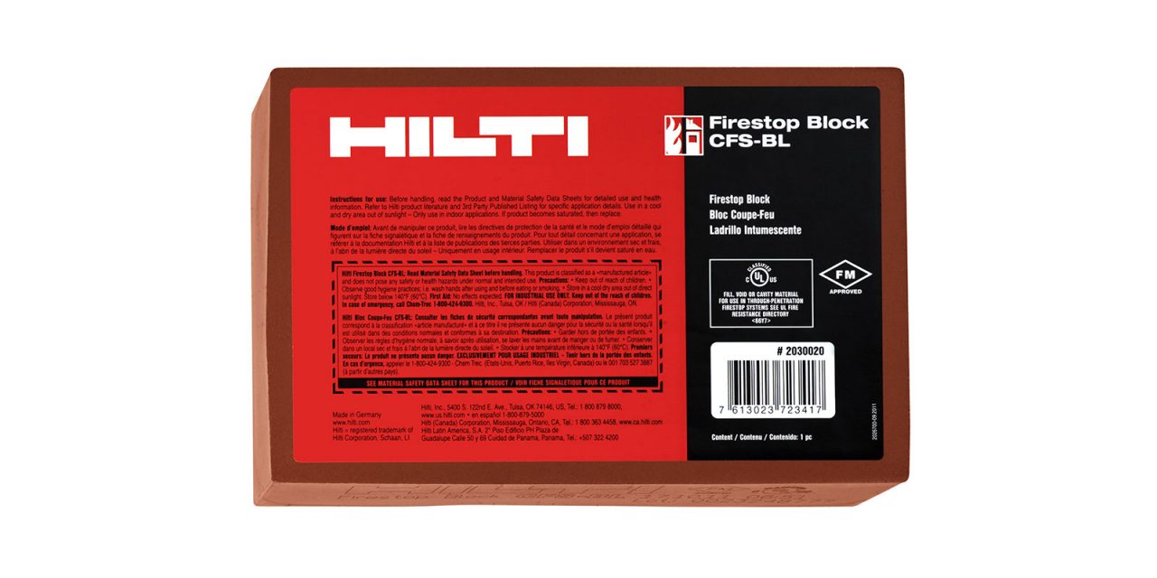 Hilti CFS-BL firestop block
