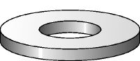 แหวนอีแปะ HDG ISO 7089 แหวนอีแปะชุบสังกะสีแบบจุ่มร้อน (HDG) ที่เป็นไปตามมาตรฐาน ISO 7089