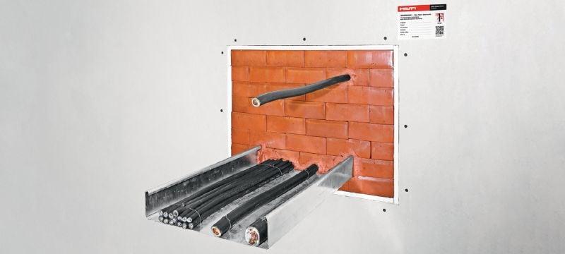 CFS-BL อิฐกันไฟและควันลาม (Firestop block) Applications 1