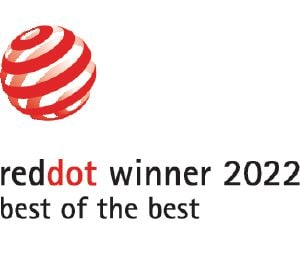                ผลิตภัณฑ์นี้ได้รับรางวัล"Best of the Best"  รางวัลการออกแบบ Red Dot            