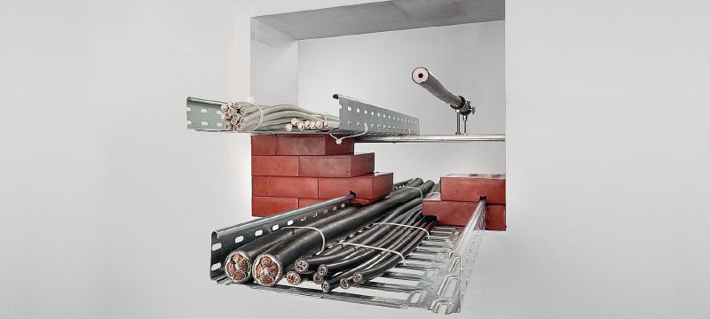 CFS-BL อิฐกันไฟและควันลาม (Firestop block) Applications 1