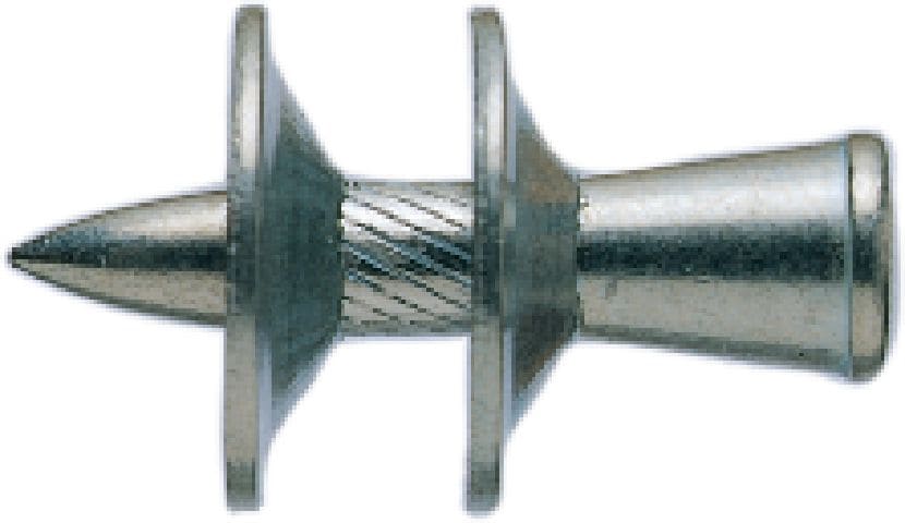 Image 1 of 2: ตะปูสำหรับตัวยึดรับแรงเฉือน X-ENP ตะปูเดี่ยวสำหรับการยึดจุดต่อรับแรงเฉือนกับโครงสร้างเหล็กด้วยเครื่องยิงตะปูระบบดินปืน
